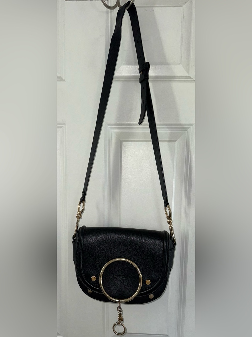 See By Chloe Mara Black Leather Crossbody